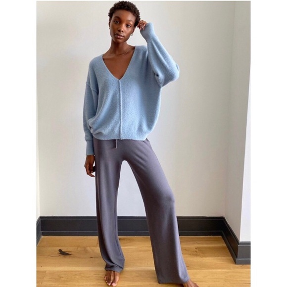 WILFRED FREE Relaxed V-Neck | L smoky blue - Picture 5 of 6